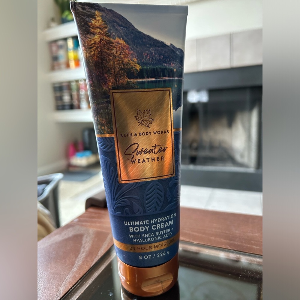 Bath & Body Works Sweater Weather Body Cream New